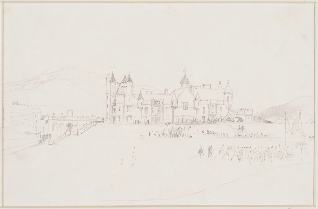 Holyrood Castle, by Edward Cooke, 1838