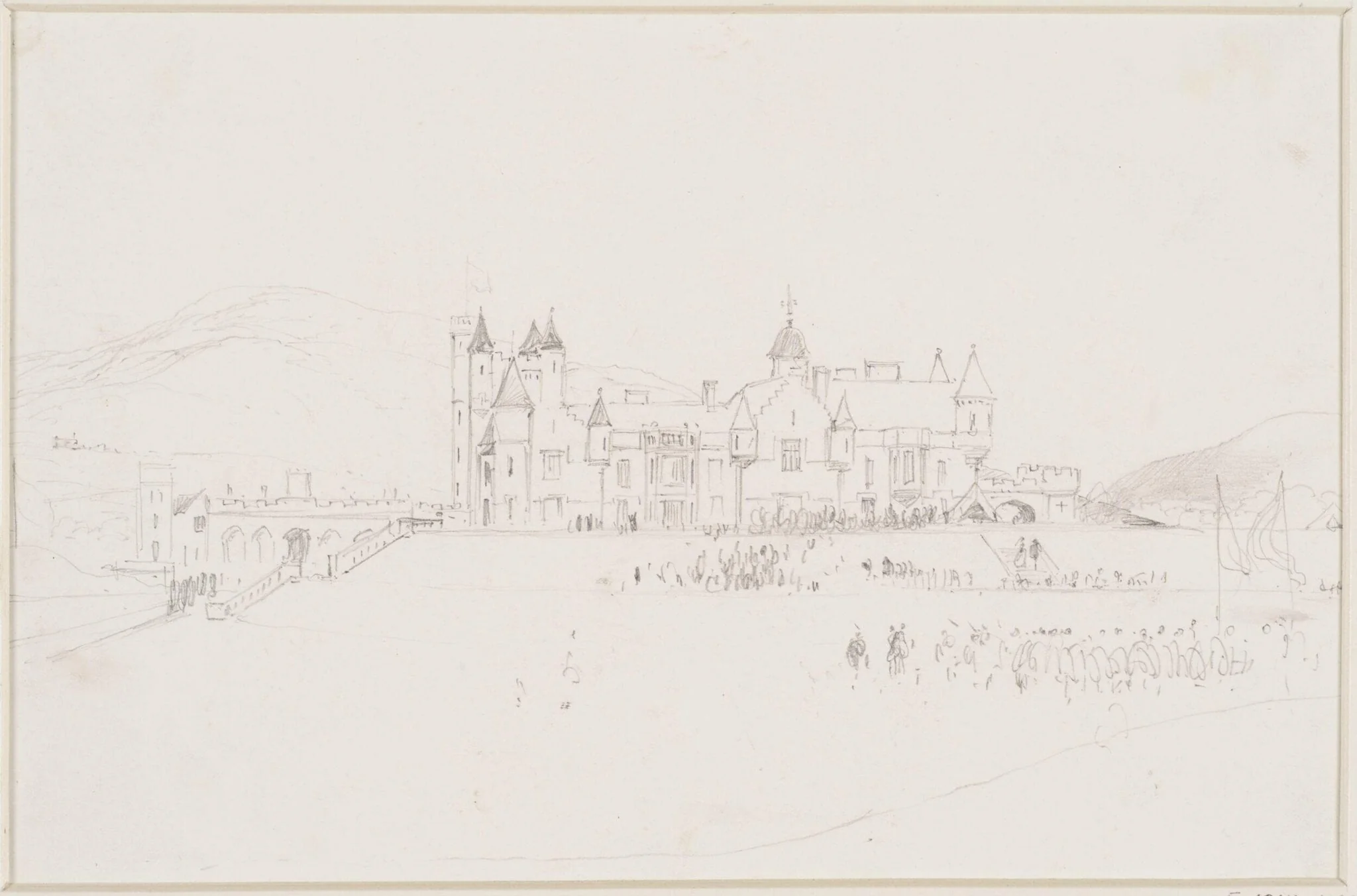 Holyrood Castle, detail