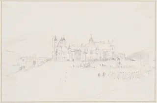 Holyrood Castle, by Edward Cooke, 1838