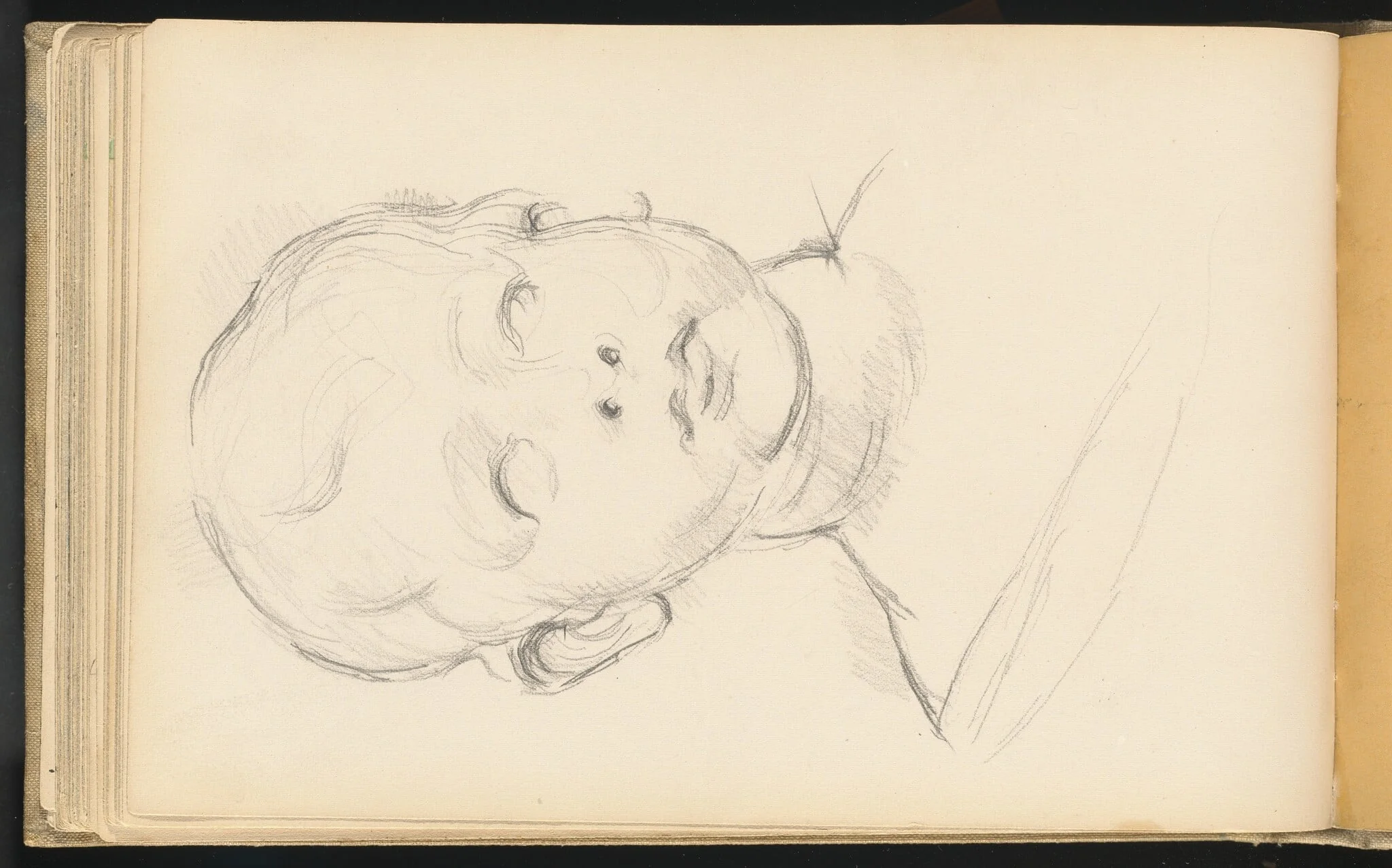 Study of Desiderio da Settignano's "Bust of a Child", detail