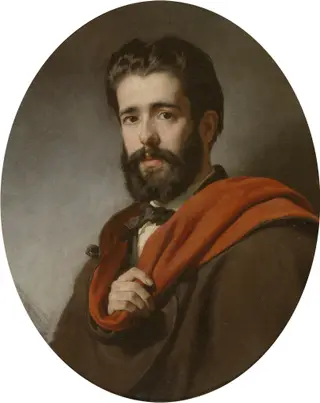 El escultor Ricardo Bellver, by Alejandro Ferrant y Fischermans, oil, 1869