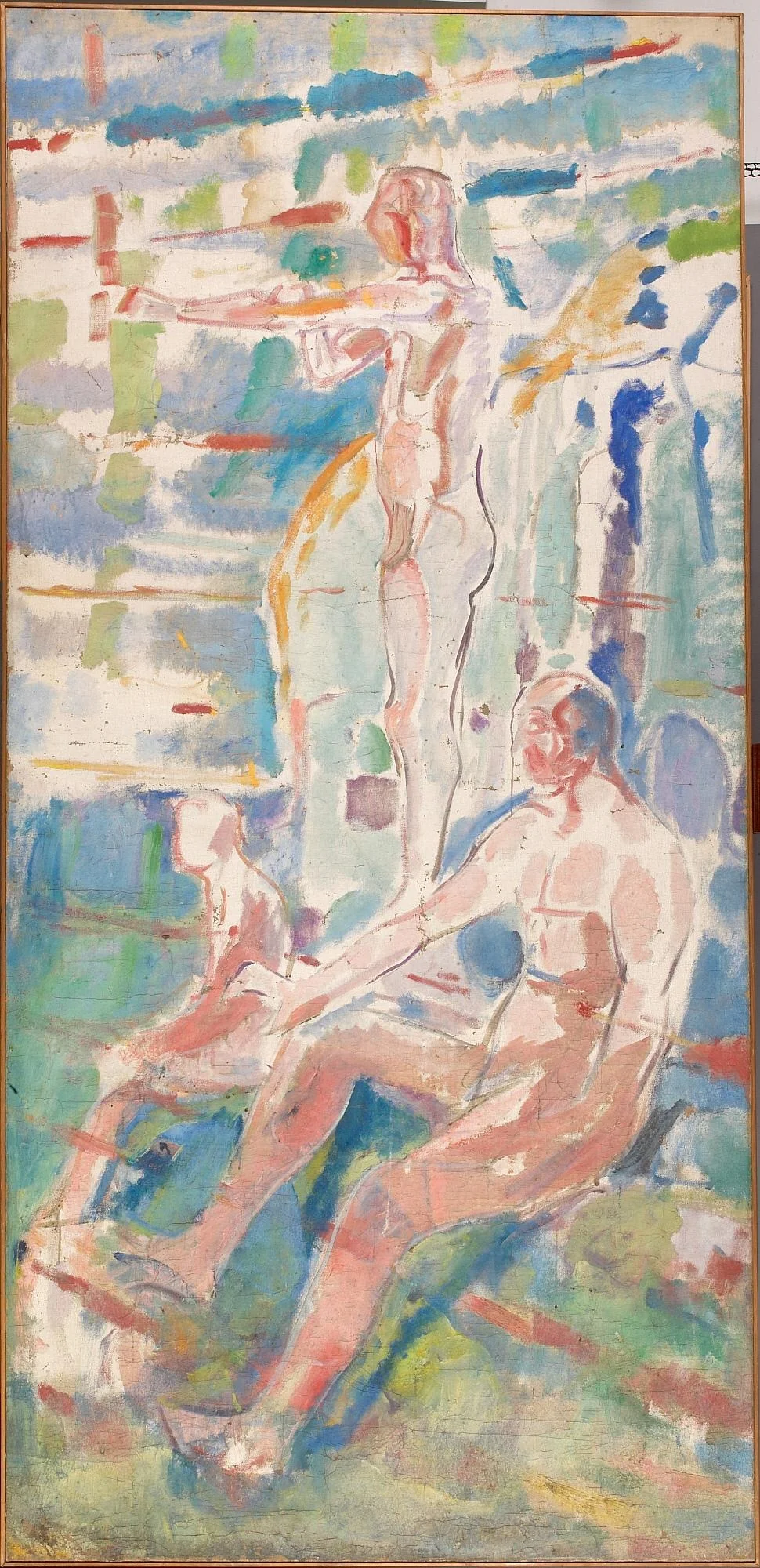 Men Turned towards the Sun, detail