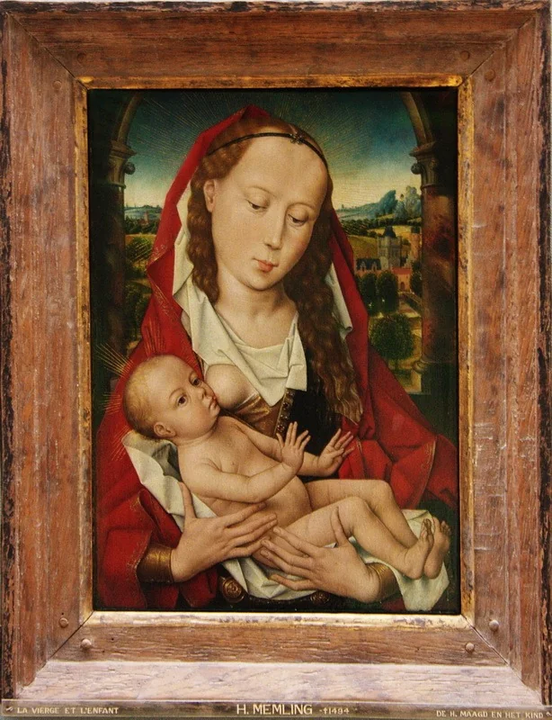 Mare de Déu de la llet, detail