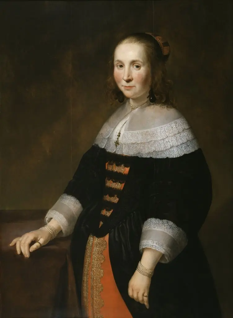 Portrait of a Wife, by Hendrick Bloemaert, oil, 1647