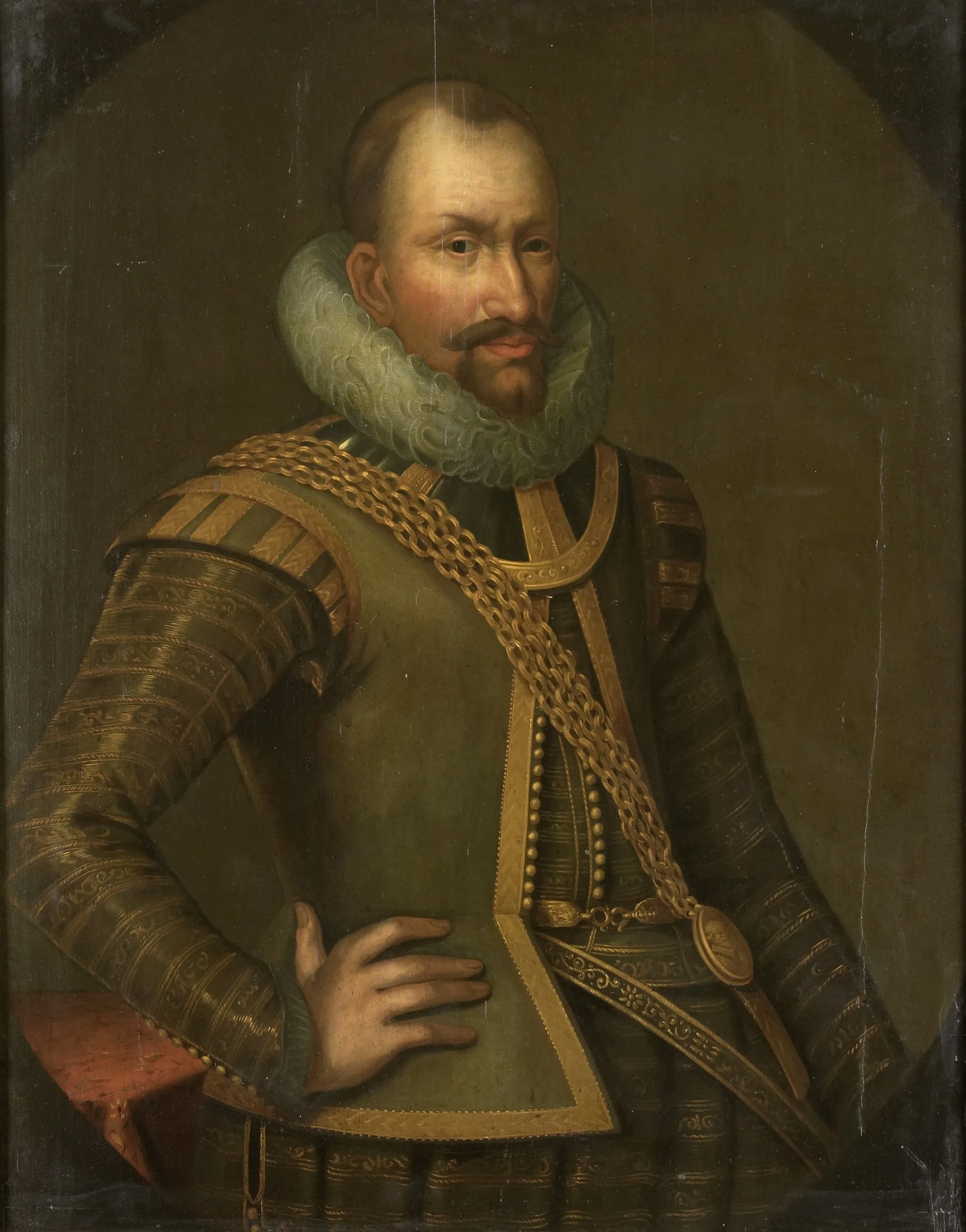 Portrait of Gerrit Reynst (c. 1568-1615), detail