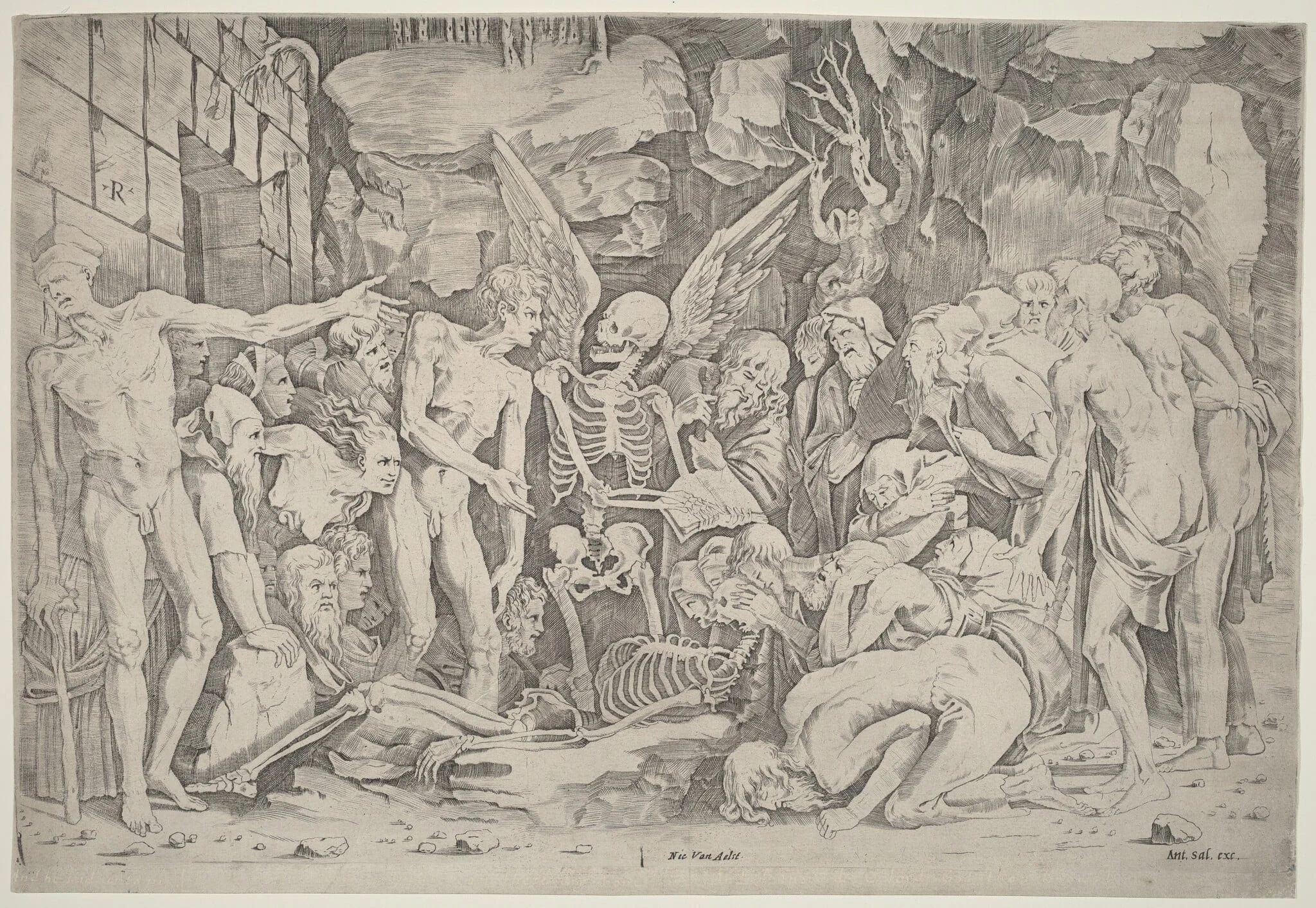 The Skeletons, detail
