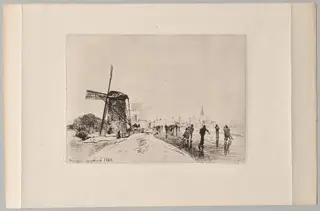 Vue de la Ville de Maaslins, by Johan Jongkind, 1862