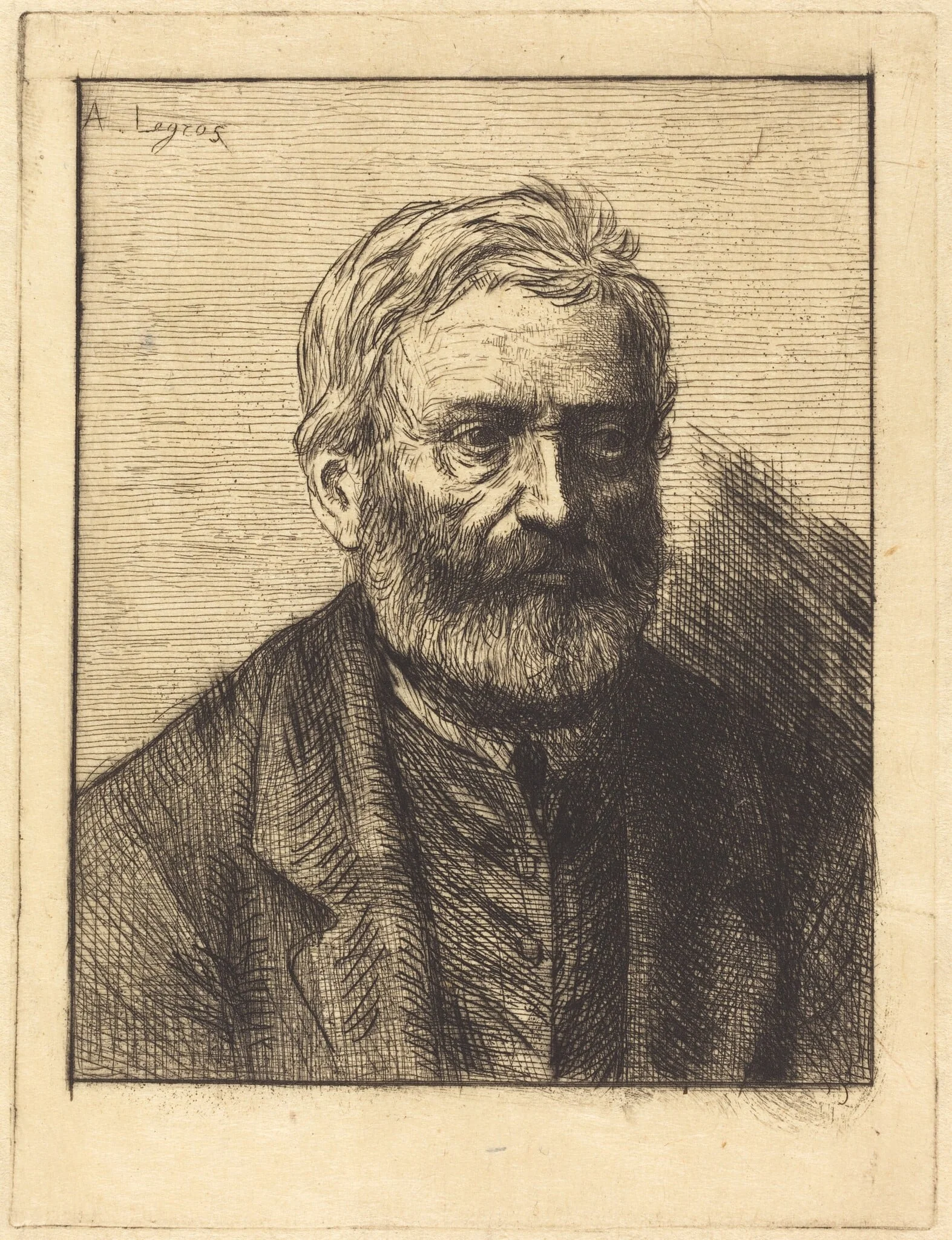 Victor Hugo, 1st plate, detail