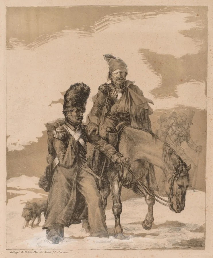 Return from Russia, detail