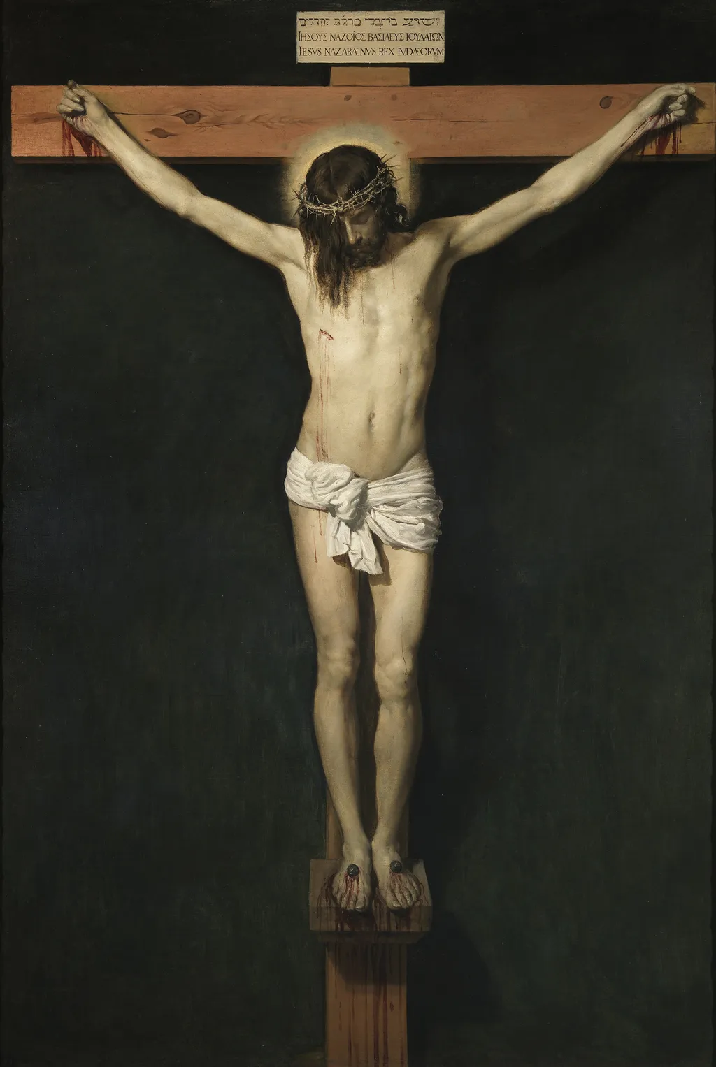 Christ Crucified, by Diego Velázquez, oil, 1632