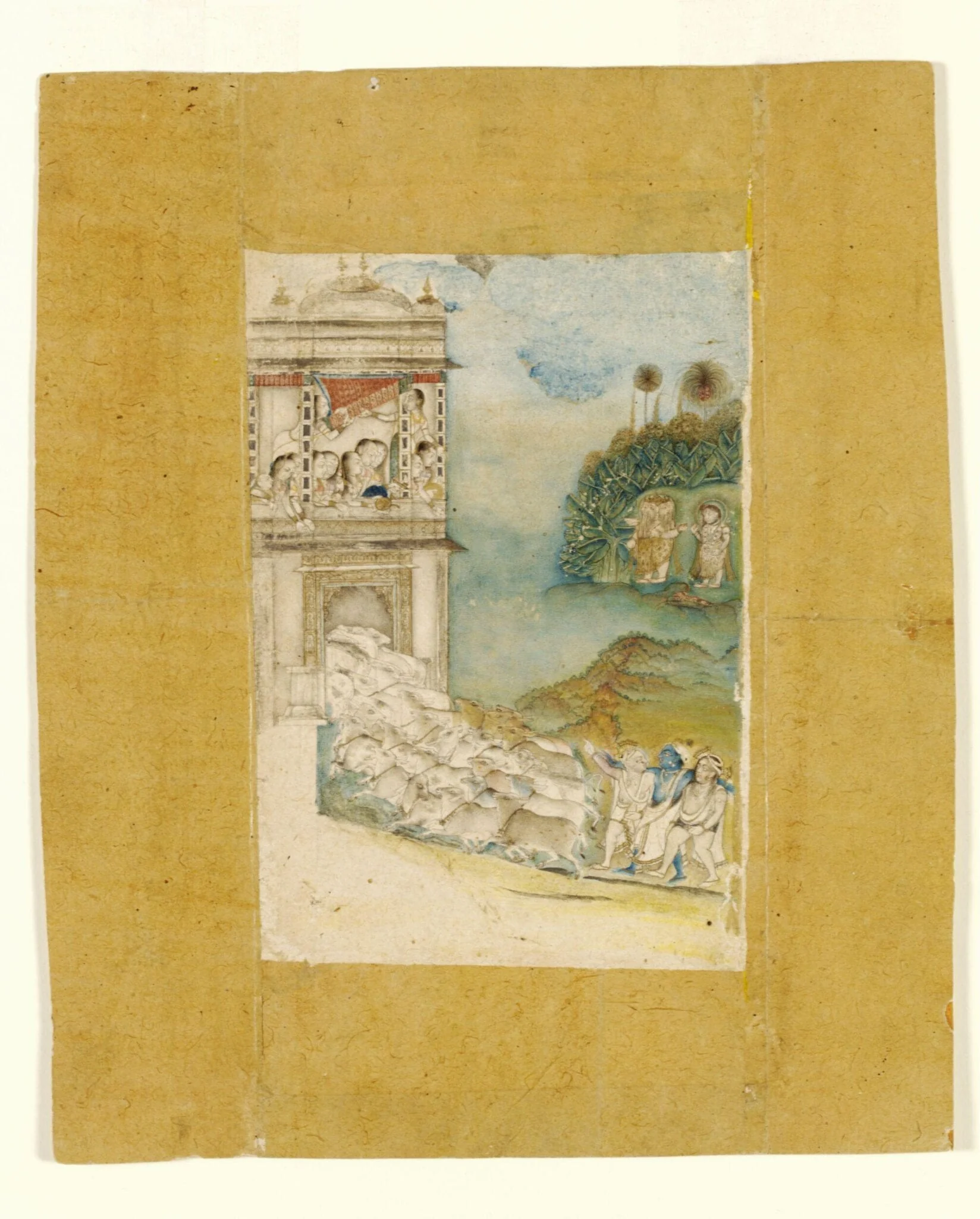Krishna, detail