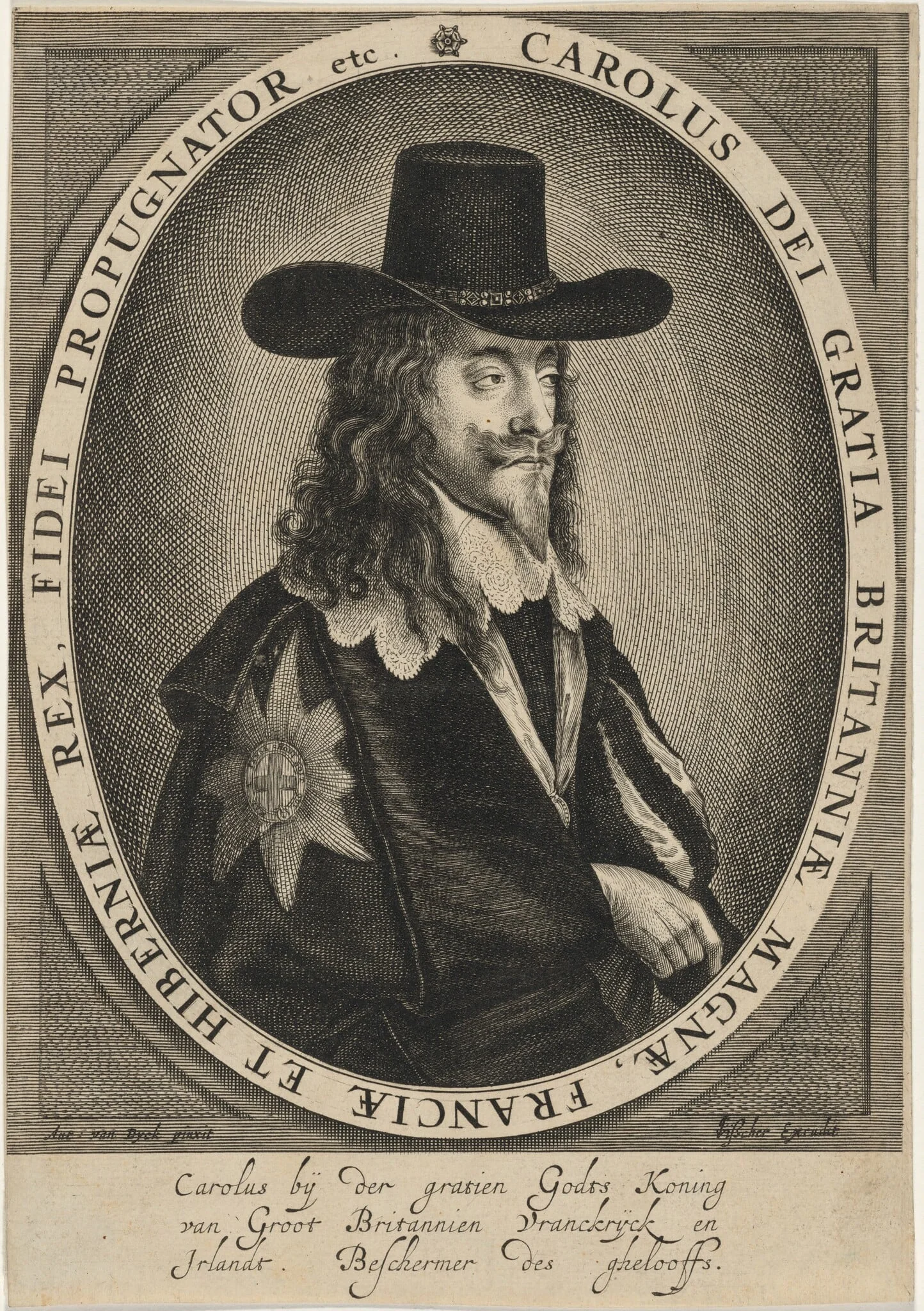 Charles I, detail