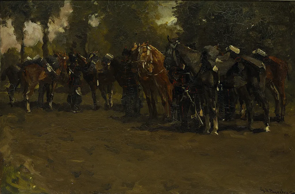 Resting Calvary, by George Hendrik Breitner, oil, 1893