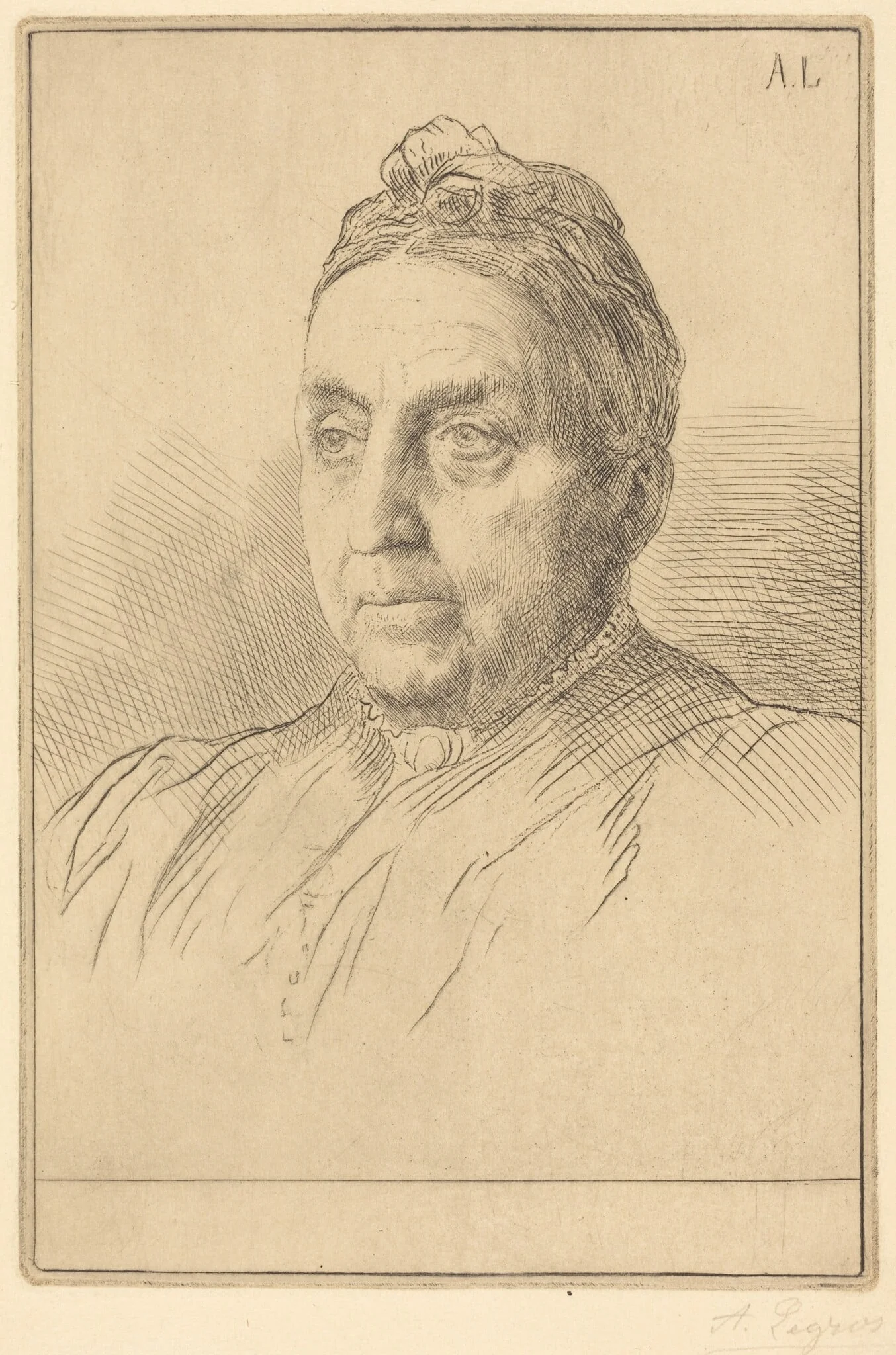Mme. Kemp, 4th plate, detail