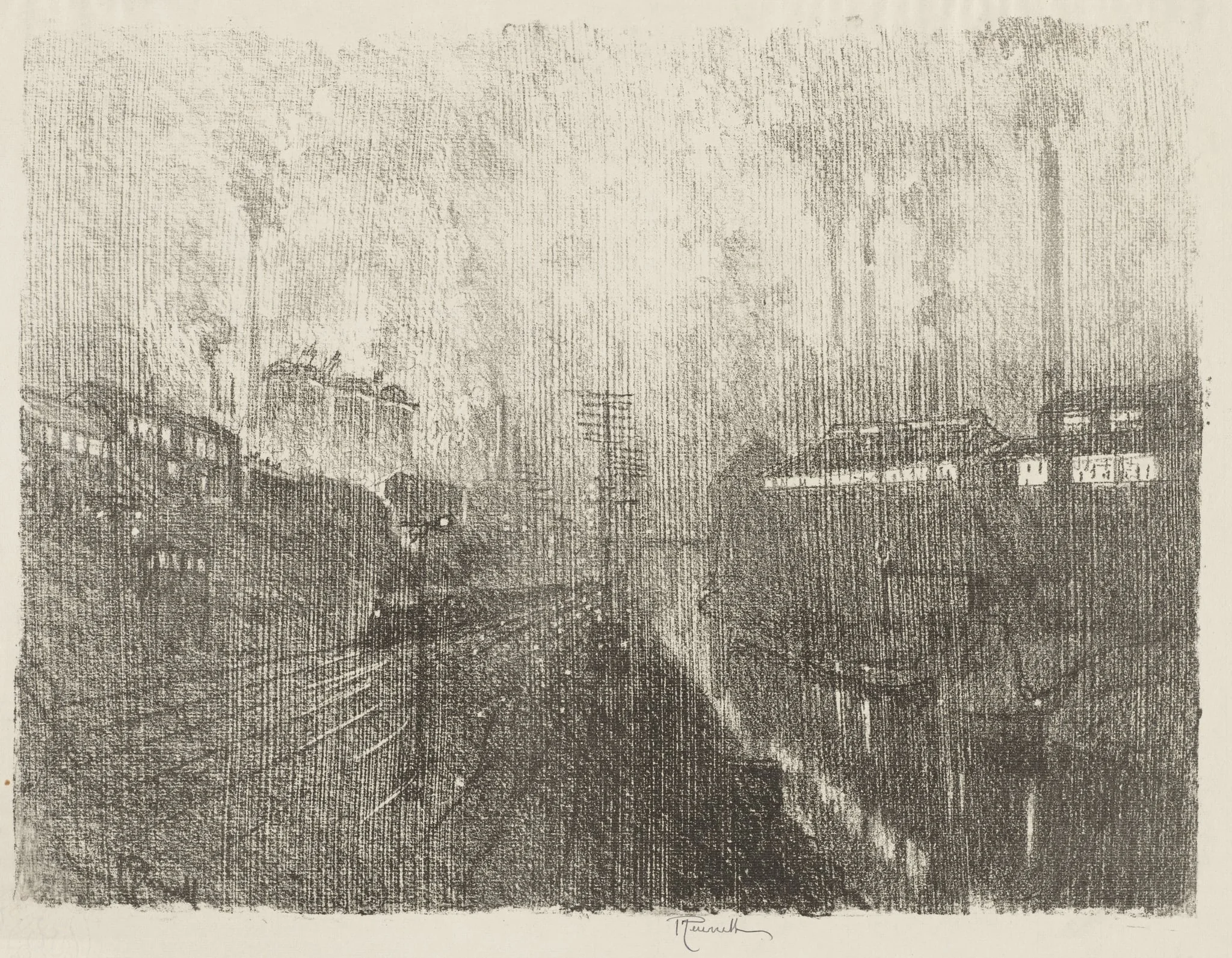 English War Work: Evening in the Munitions Country, detail