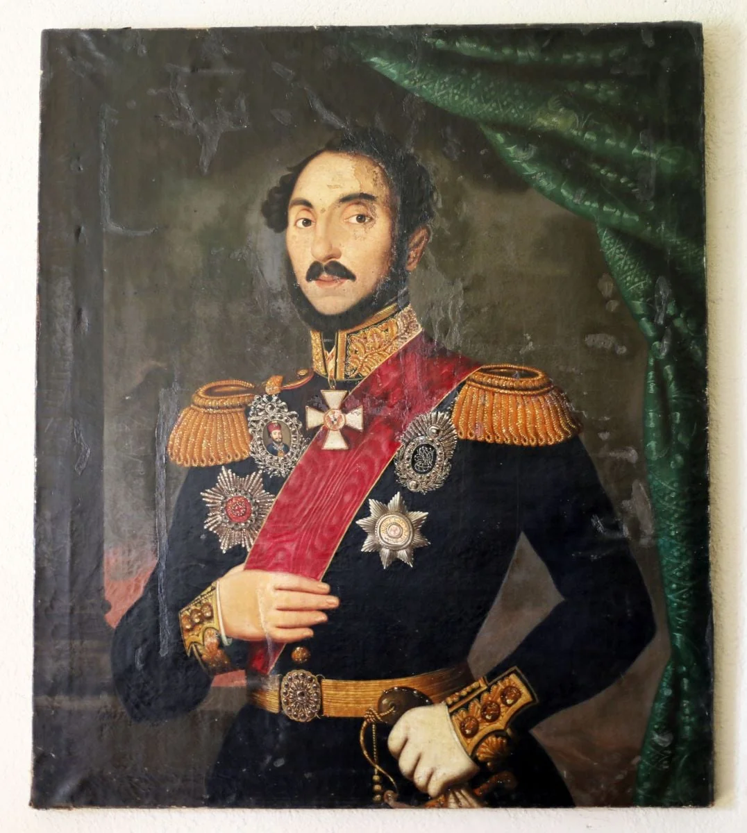Domnitorul Gheorghe Bibescu, detail