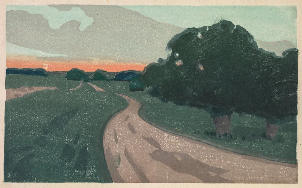 The Long Road or Argilla Road, by Arthur Wesley Dow, 1898