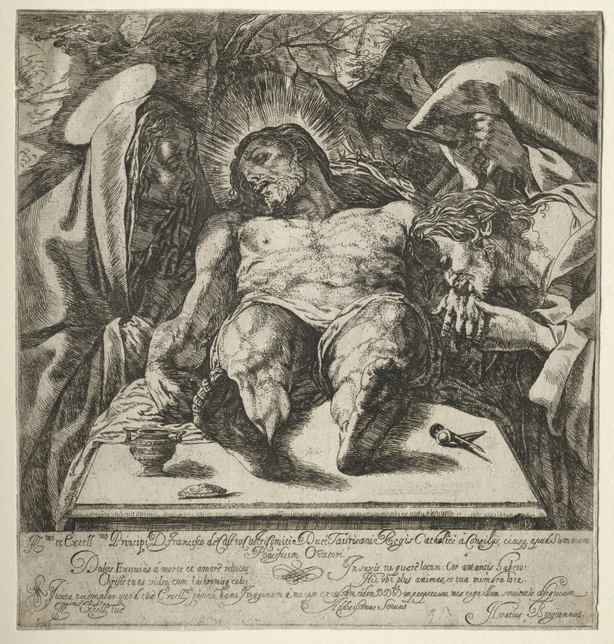 The Lamentation, detail