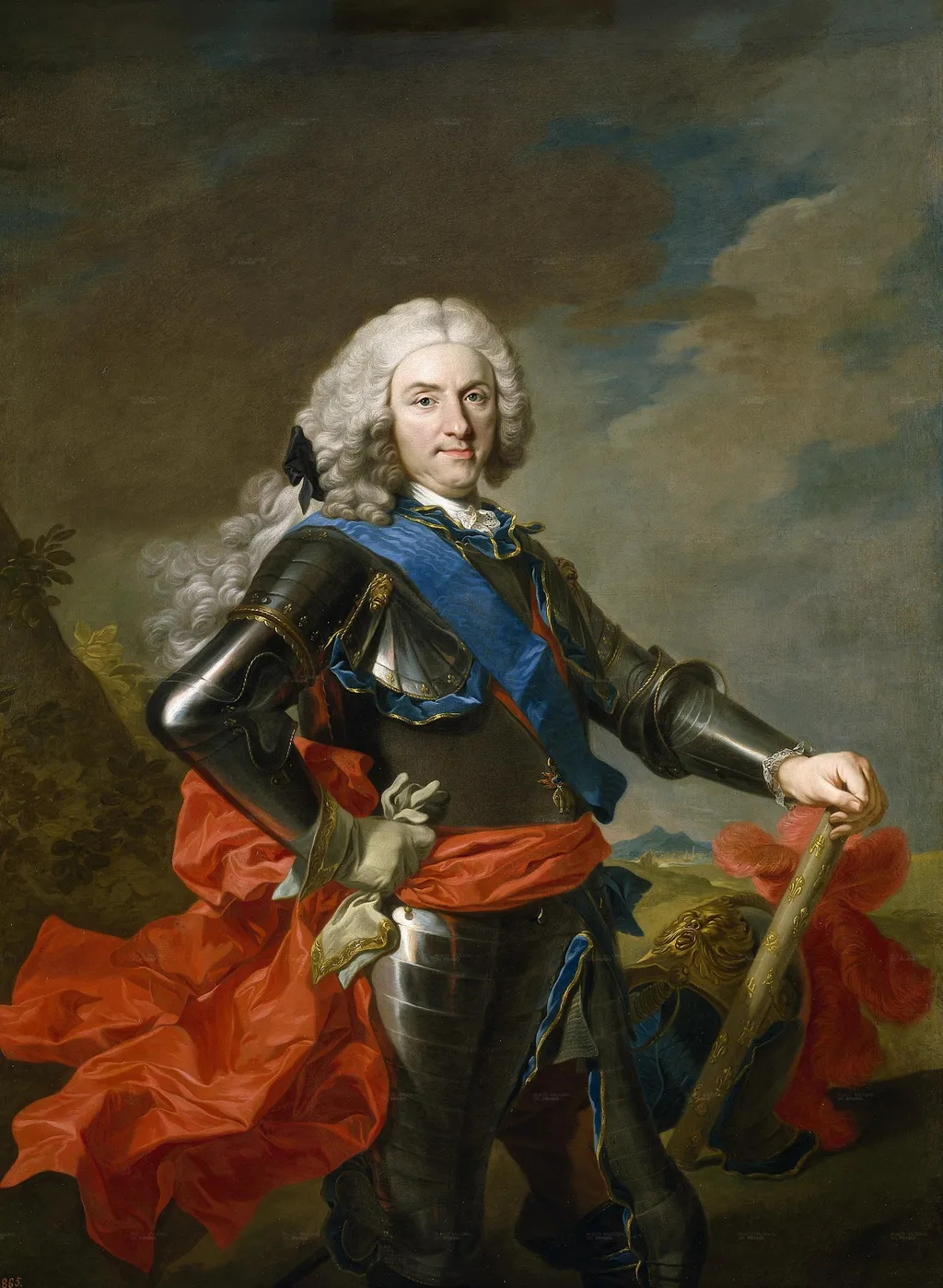 Felipe V, King of Spain, by Louis-Michel van Loo, oil, 1739