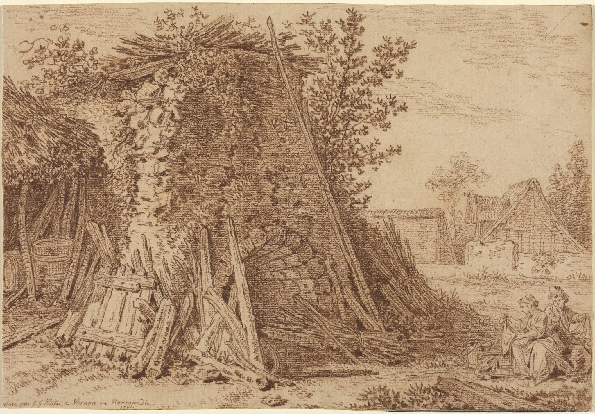 A Rustic Kiln at Vernon, detail