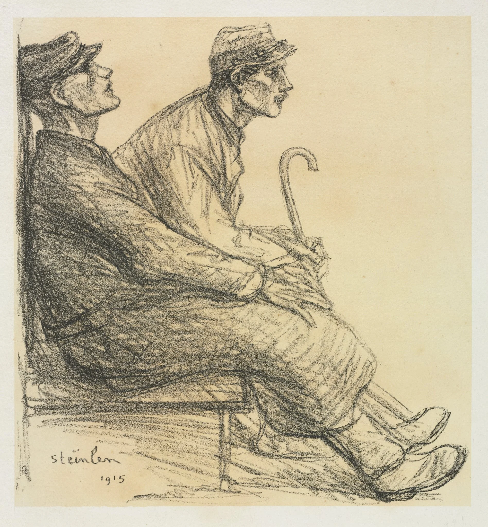 Convalescents, detail