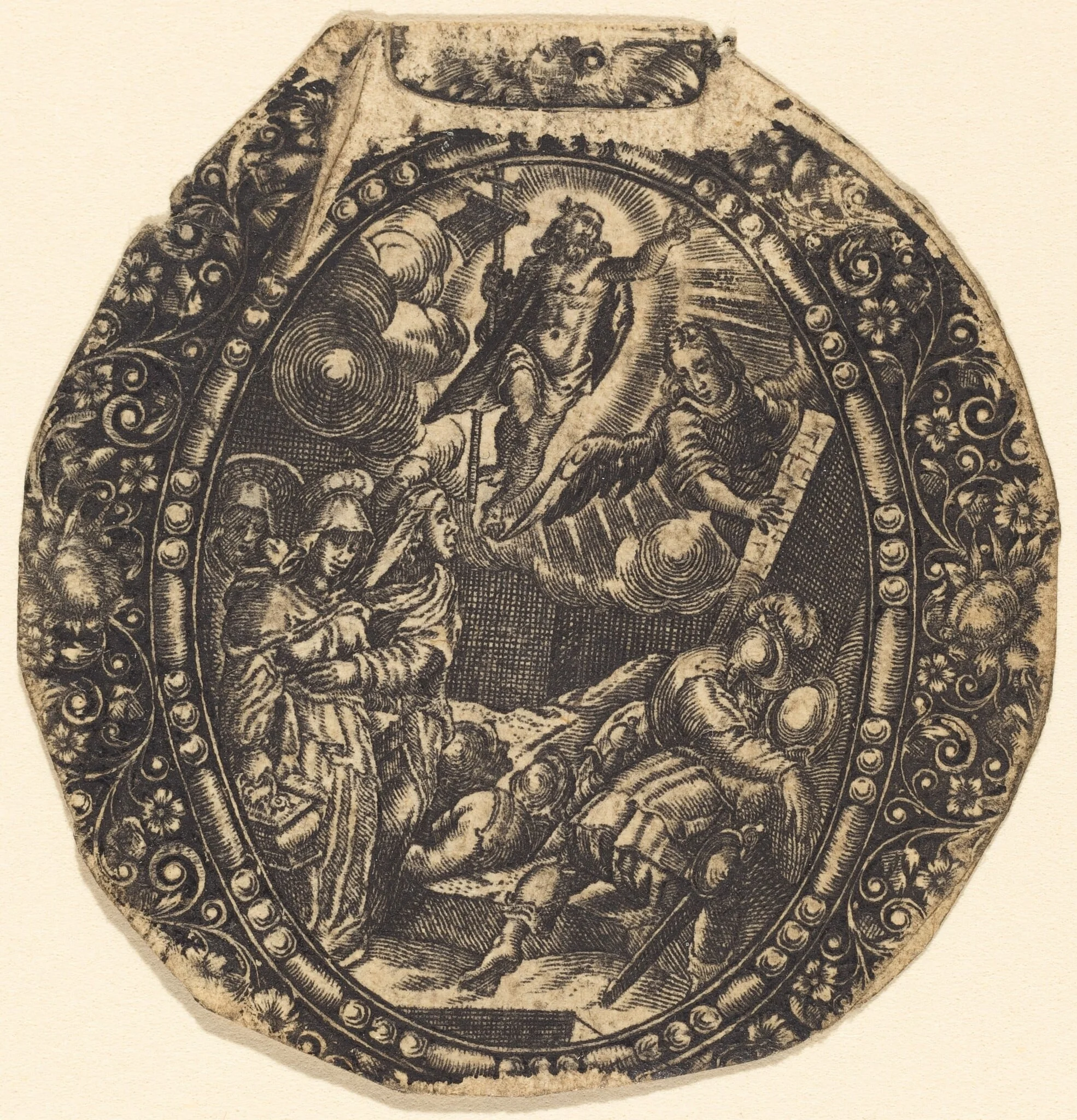 The Resurrection, detail
