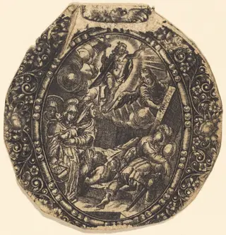 The Resurrection, by Antoine Jacquard, ink, 1612