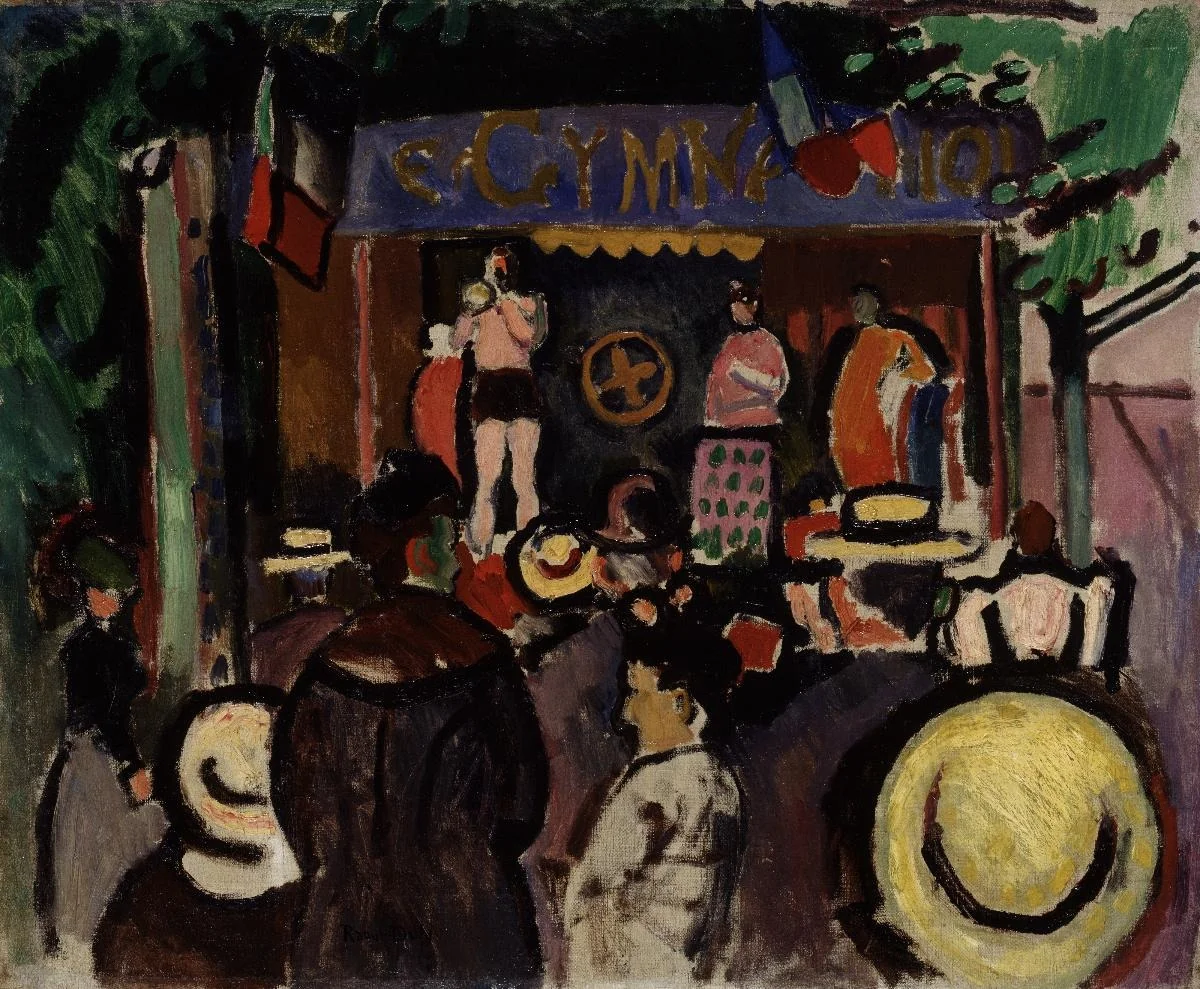 La Fête foraine, detail