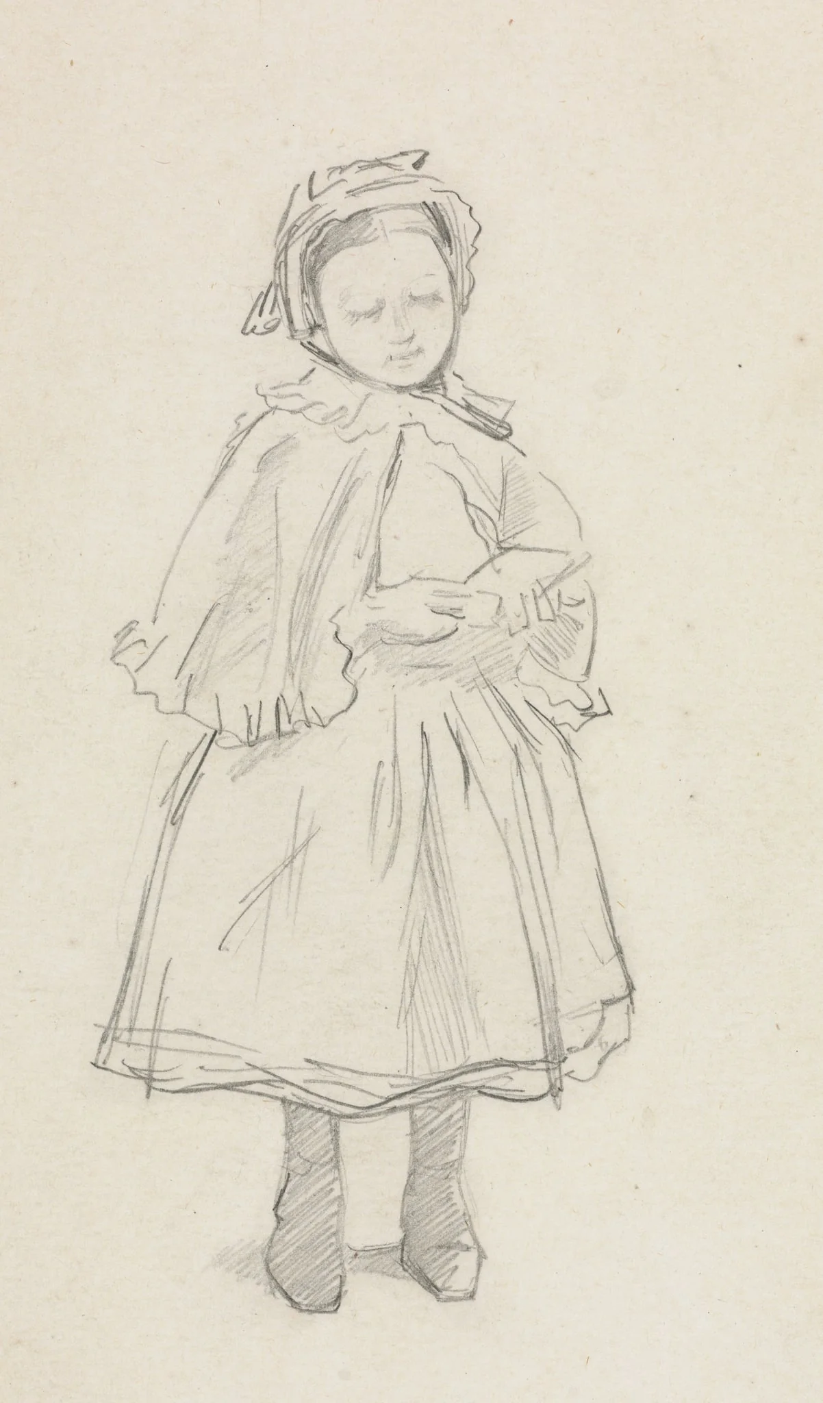 Study for a Little Girl, detail