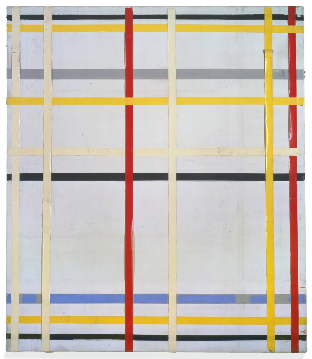 New York City 2 [unfinished, formerly New York City III], by Piet Mondrian, unspecified, 1941