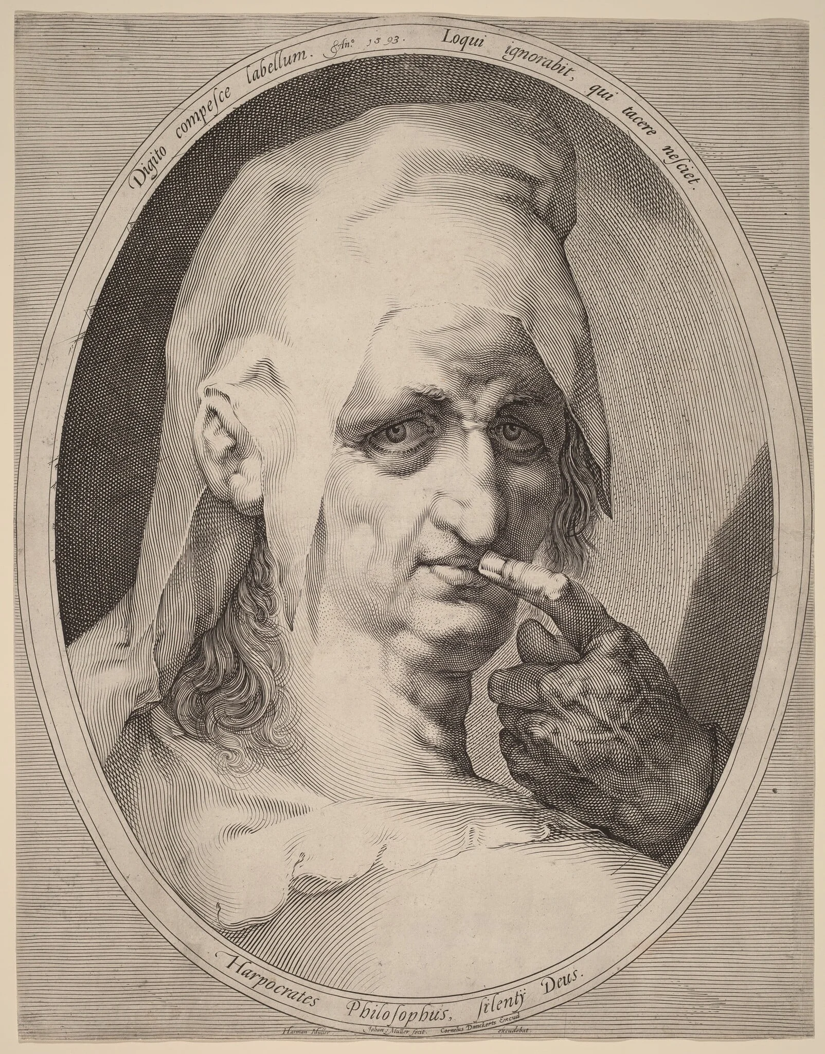 Harpocrates, detail