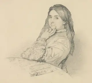 Portrait of his Mother, by Henri Lehmann, 1851