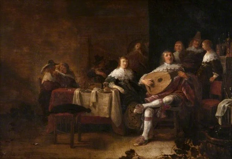 A Musical Party, detail