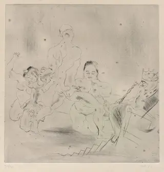The Judgment of Solomon, by Jules Pascin, 1922