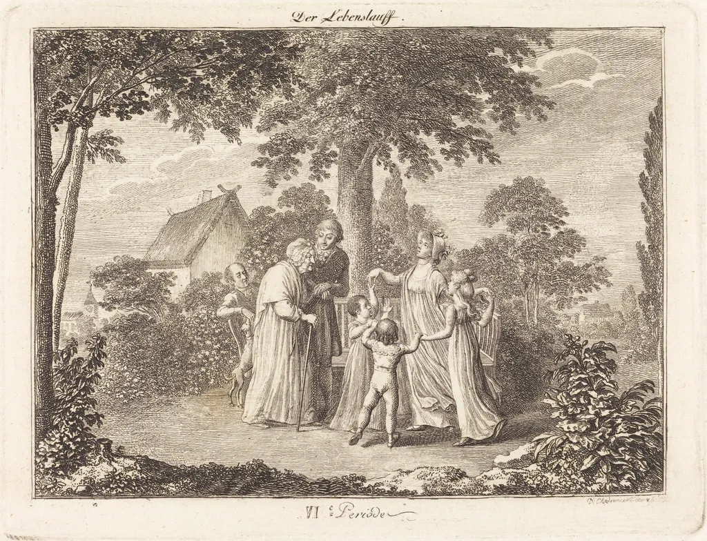 Grandparents, by Daniel Nikolaus Chodowiecki, ink, 1793