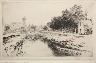 The Guardhouse, Troyes, by Gustave Leheutre, 1901