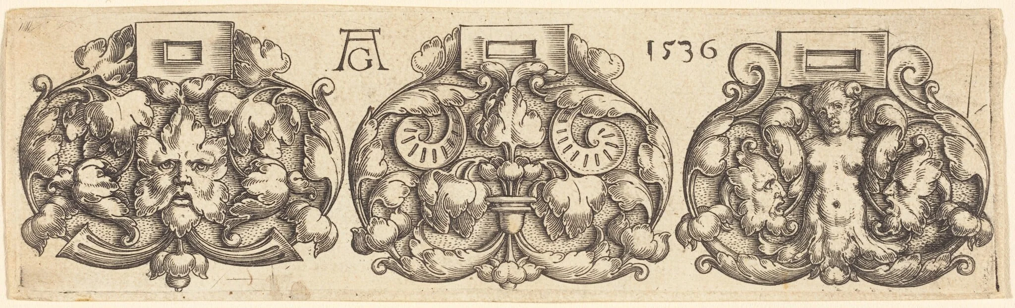 Three Buckles of Girdles Side by Side, detail