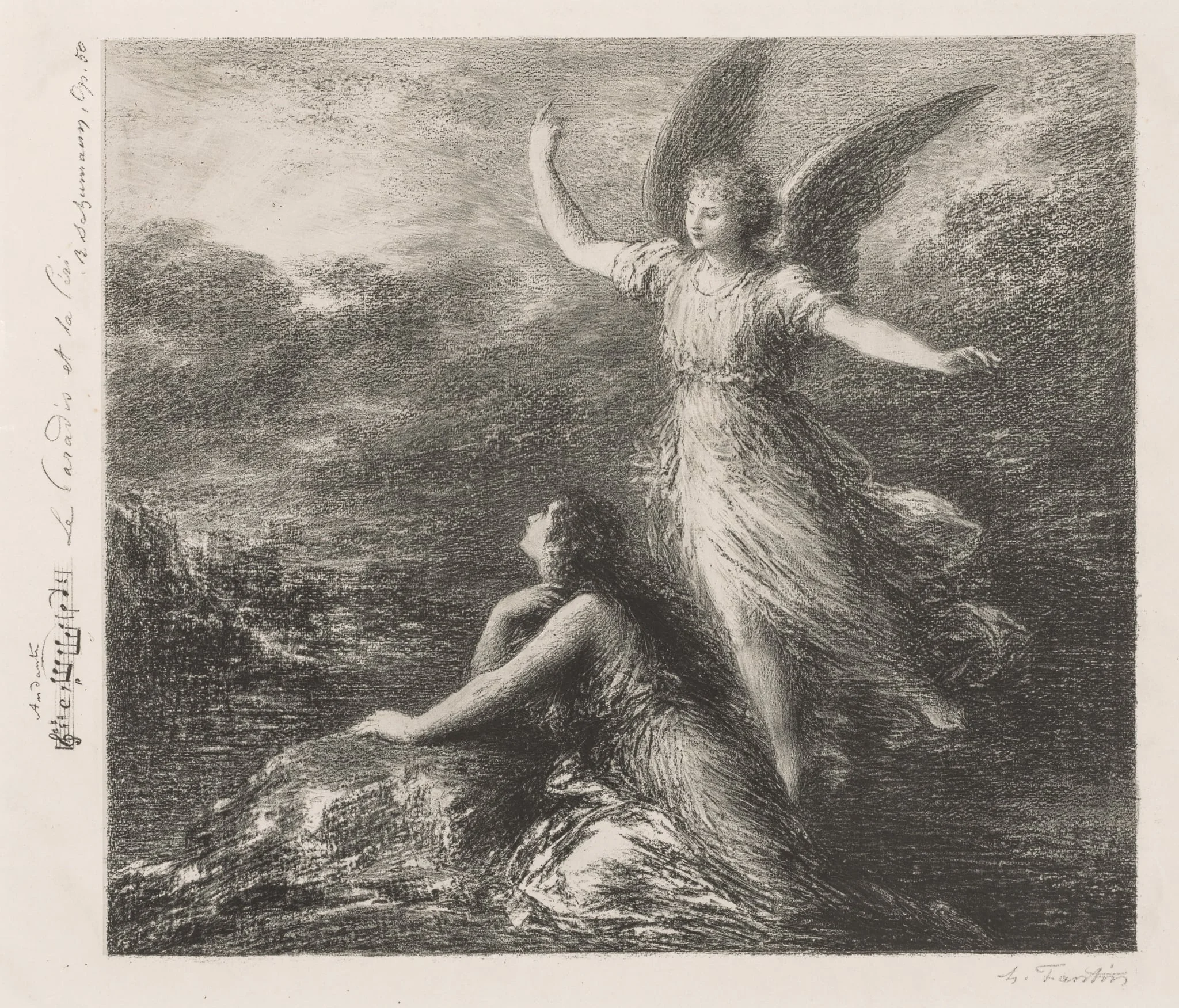 Debut from Paradise and the Peri (Second Plate), detail