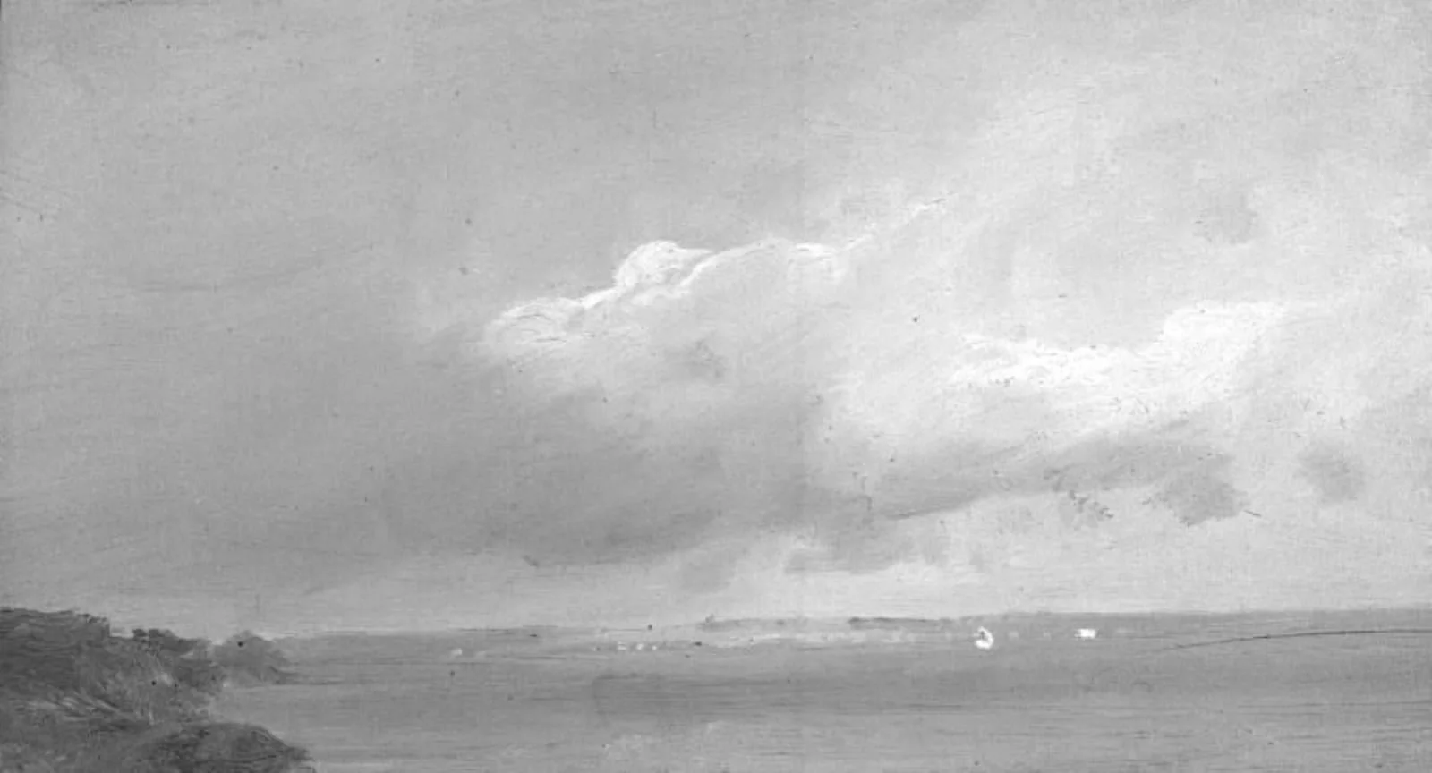 Seascape with Clouds (The Sound Coast?), detail
