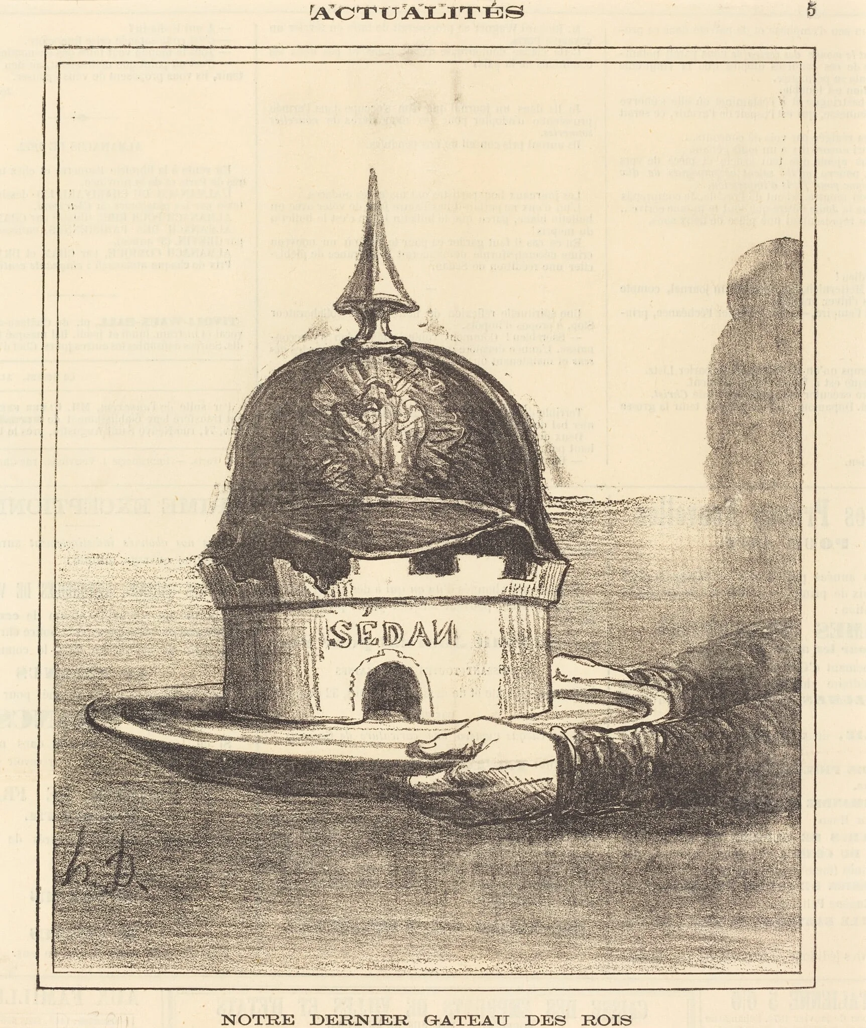 Notre dernier gateau des rois, detail