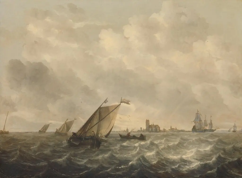 River view, by Abraham van Beijeren, oil, 1650