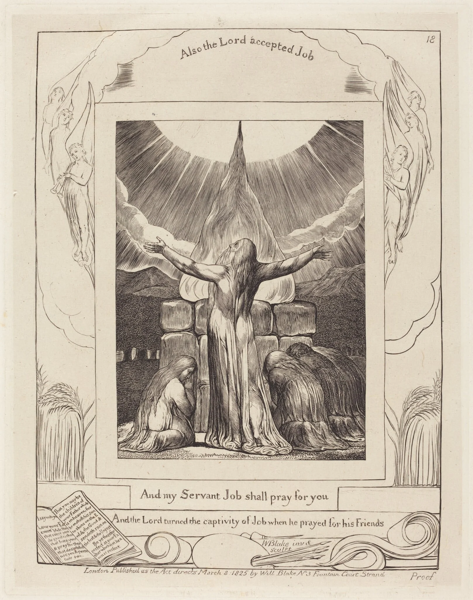 Job's Sacrifice, detail