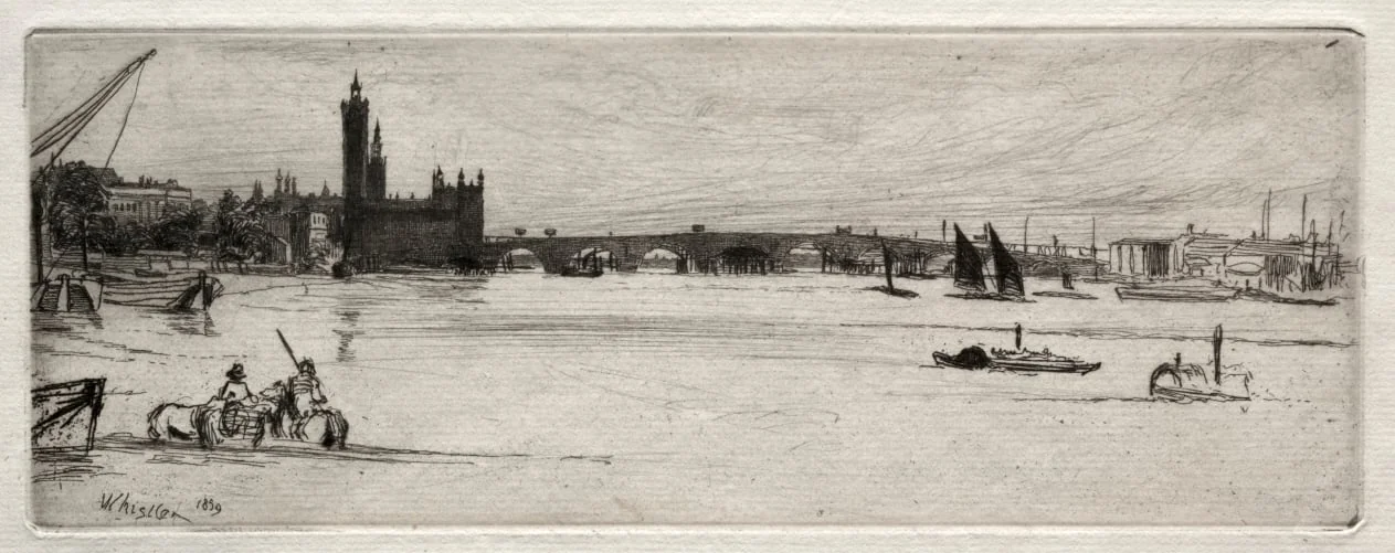 Old Westminster Bridge, detail