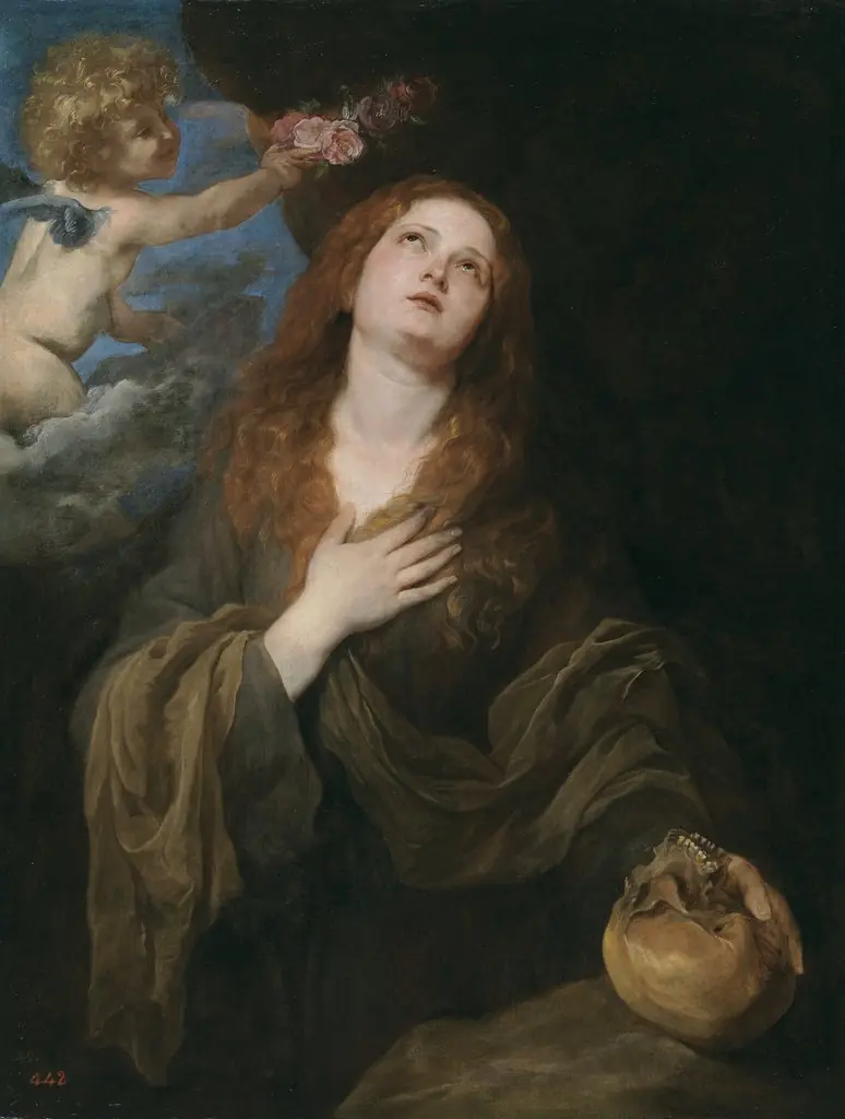 Saint Rosalia, by Anthony van Dyck, oil, 1625
