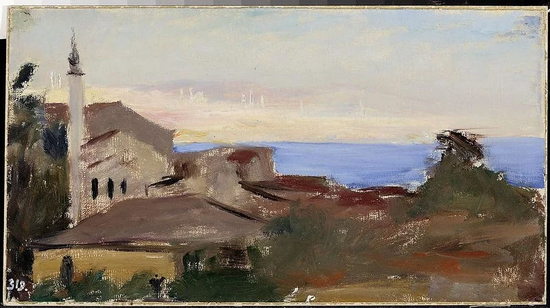 View of the city. From the journey to Constantinople, detail