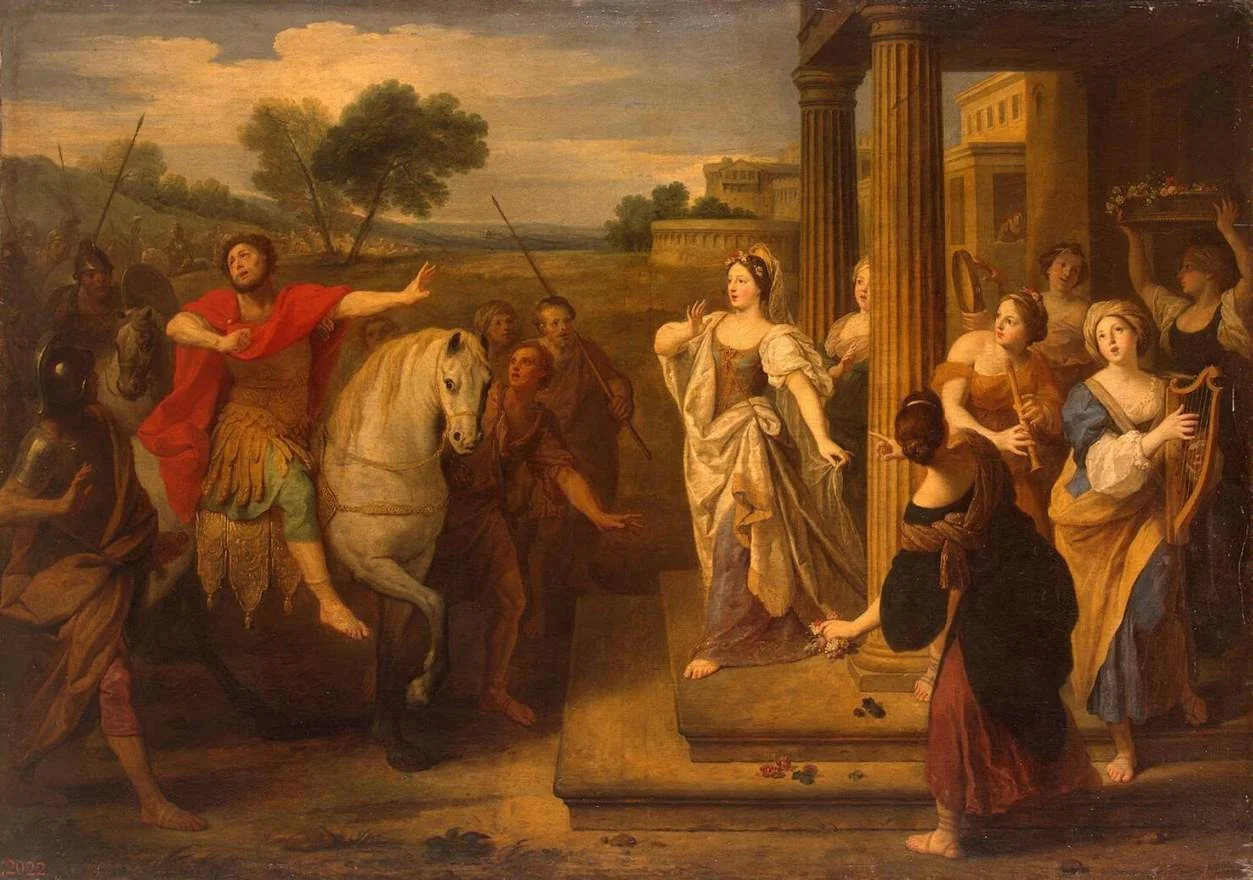 Return of Jephtae, detail