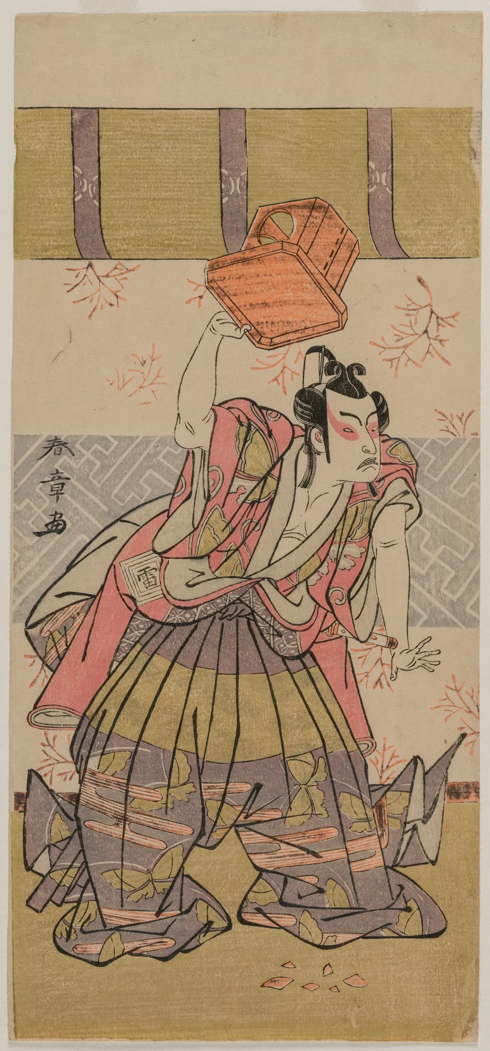 The Actor Ichikawa Raizo as Soga No Goro, detail