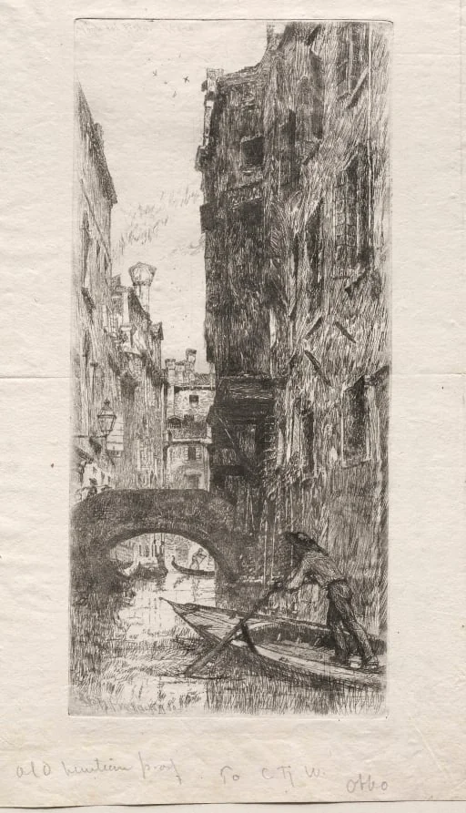 Ponte del Pistor, Venice, detail