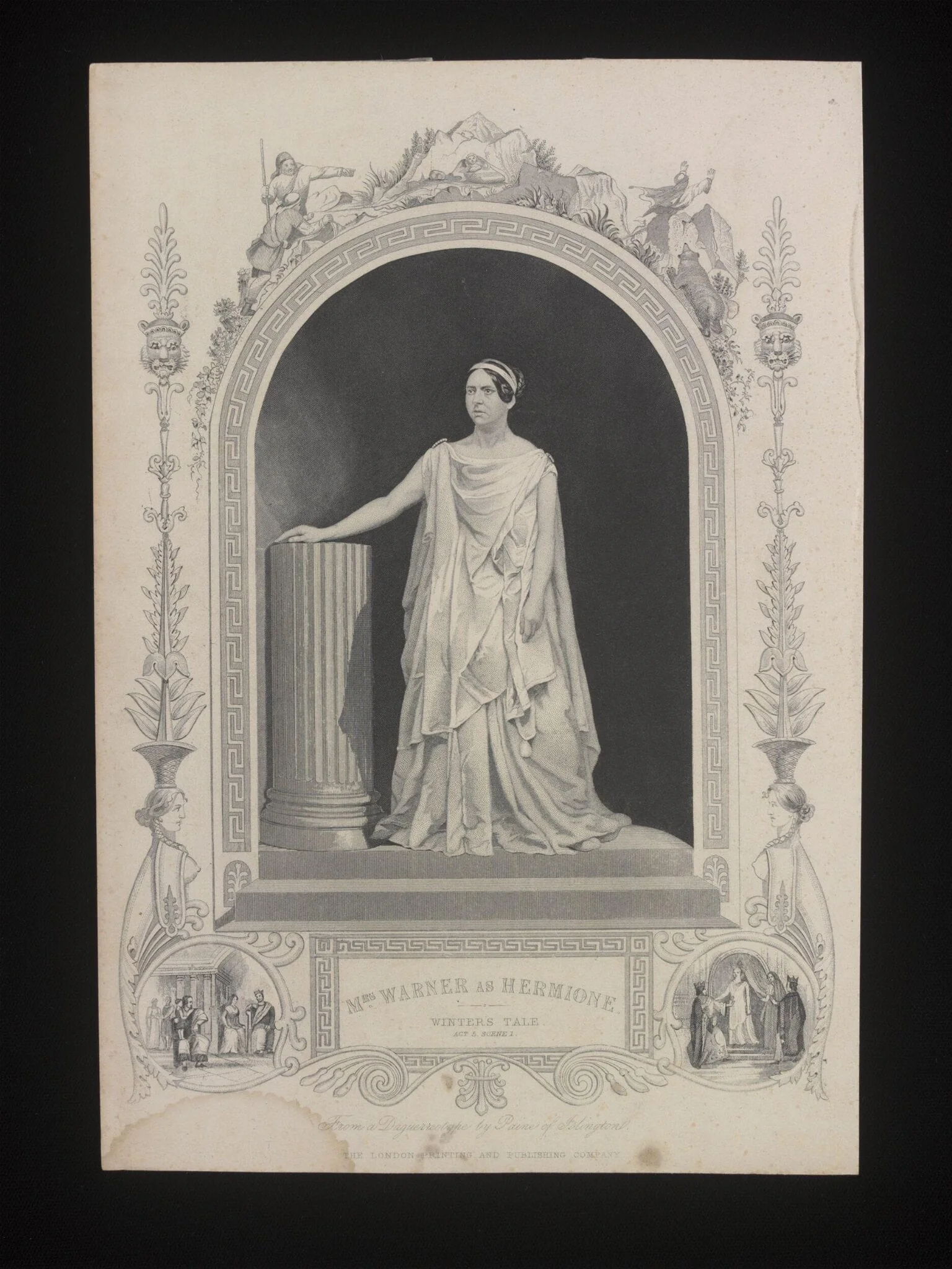 Mrs Warner as Hermione, detail