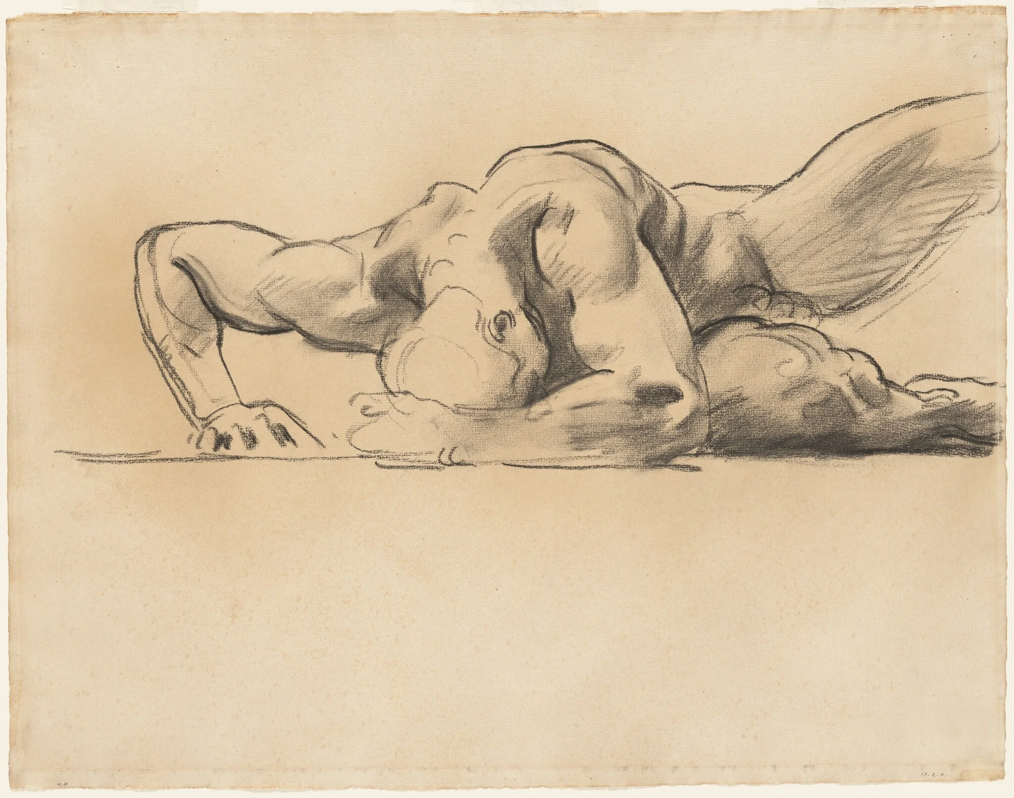 Study for "Hell", detail